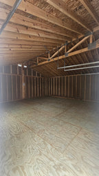 Painted Doublewide Garage 24x24