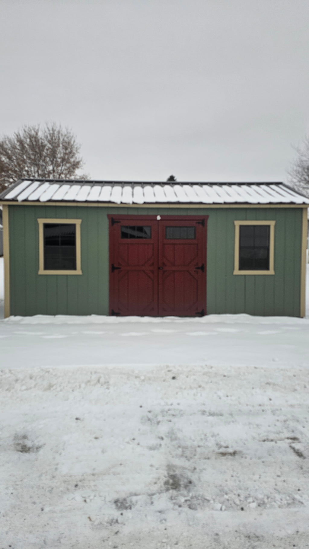 Painted Gable Garden Shed 10x20
