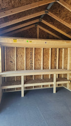 10x16 Metal Gable Garden Shed