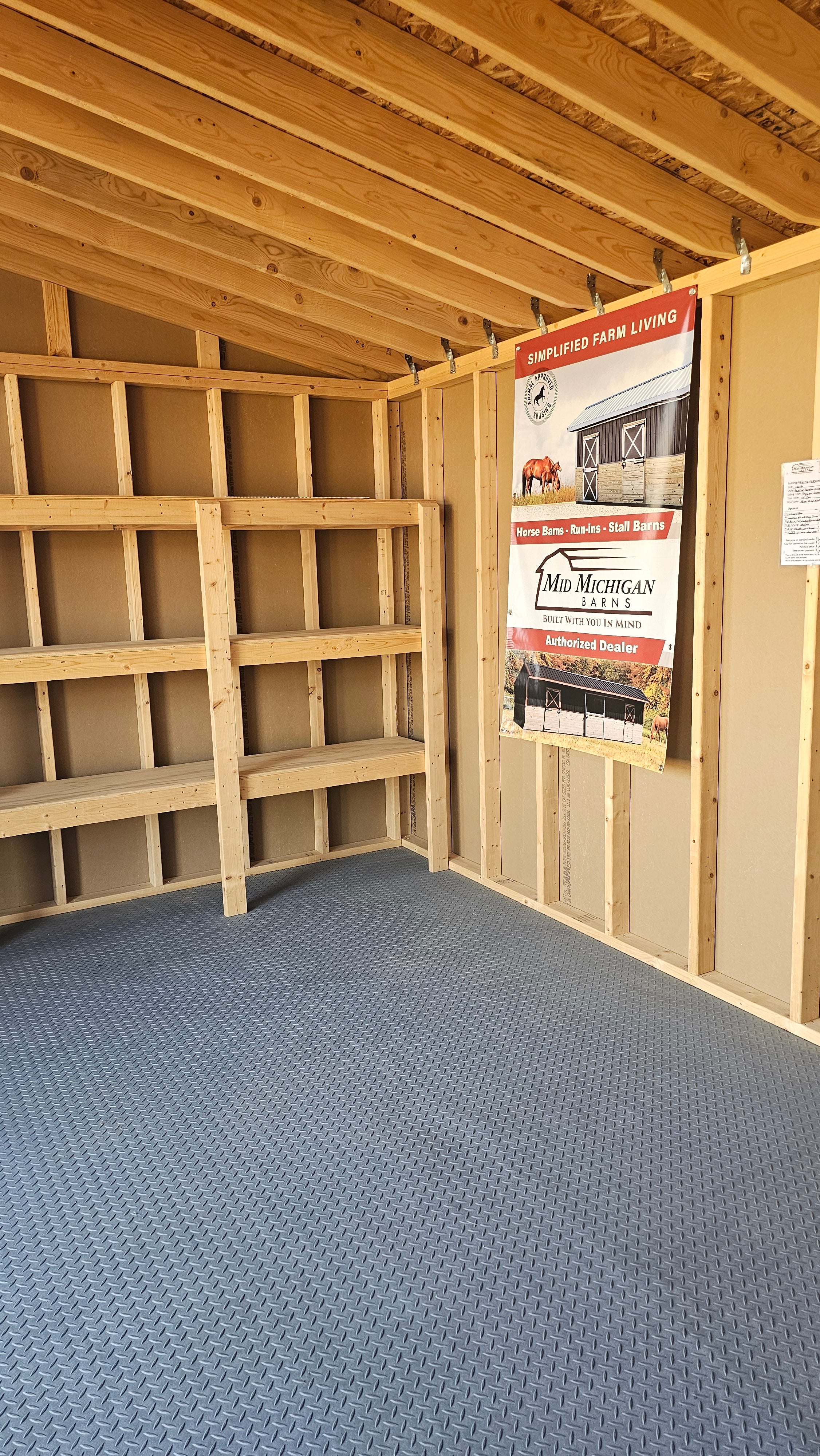 12x16 Painted Garden Villa