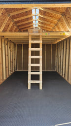 10x16 Painted Lofted Parn