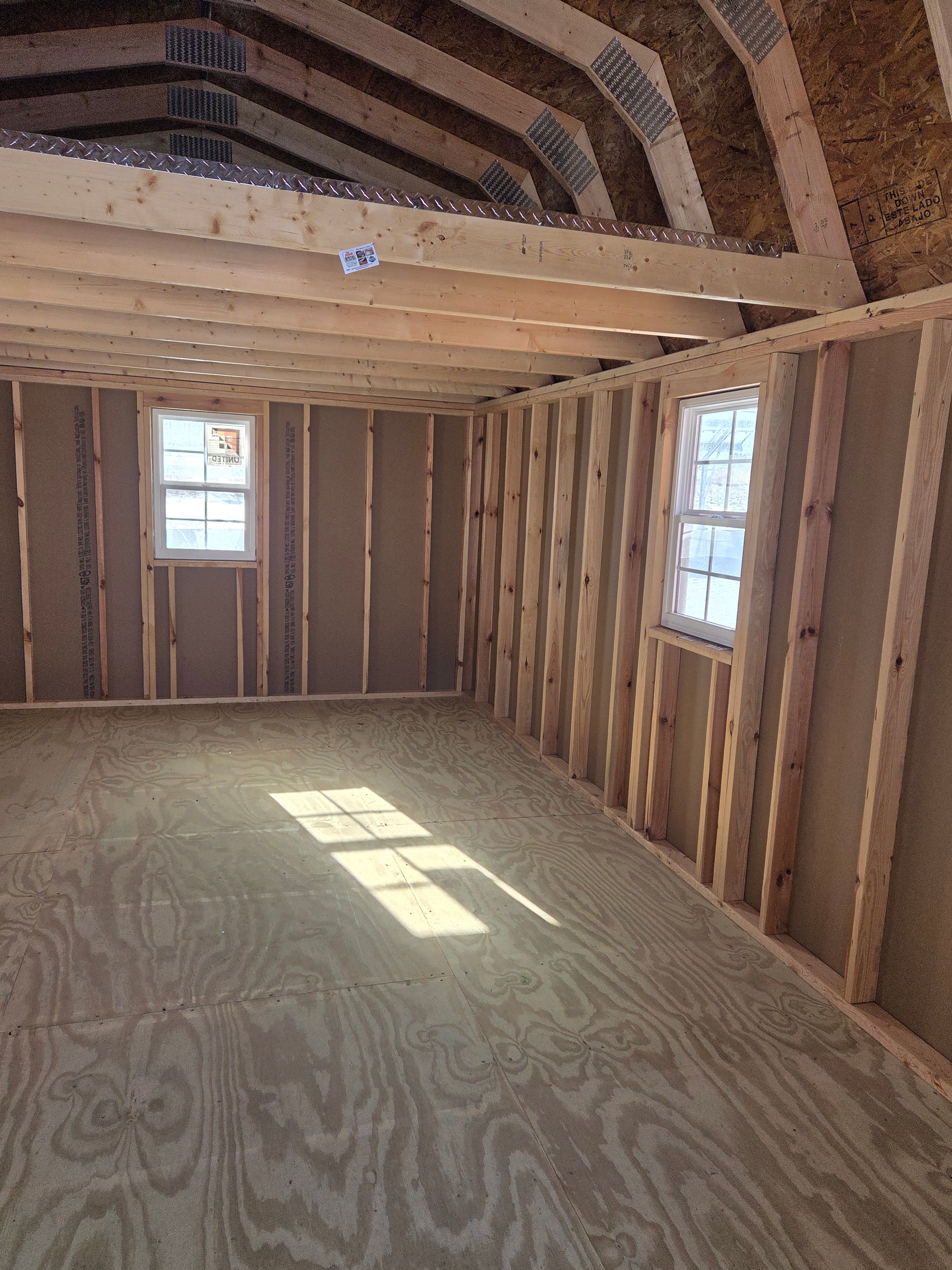 Painted Lofted Barn 12×24