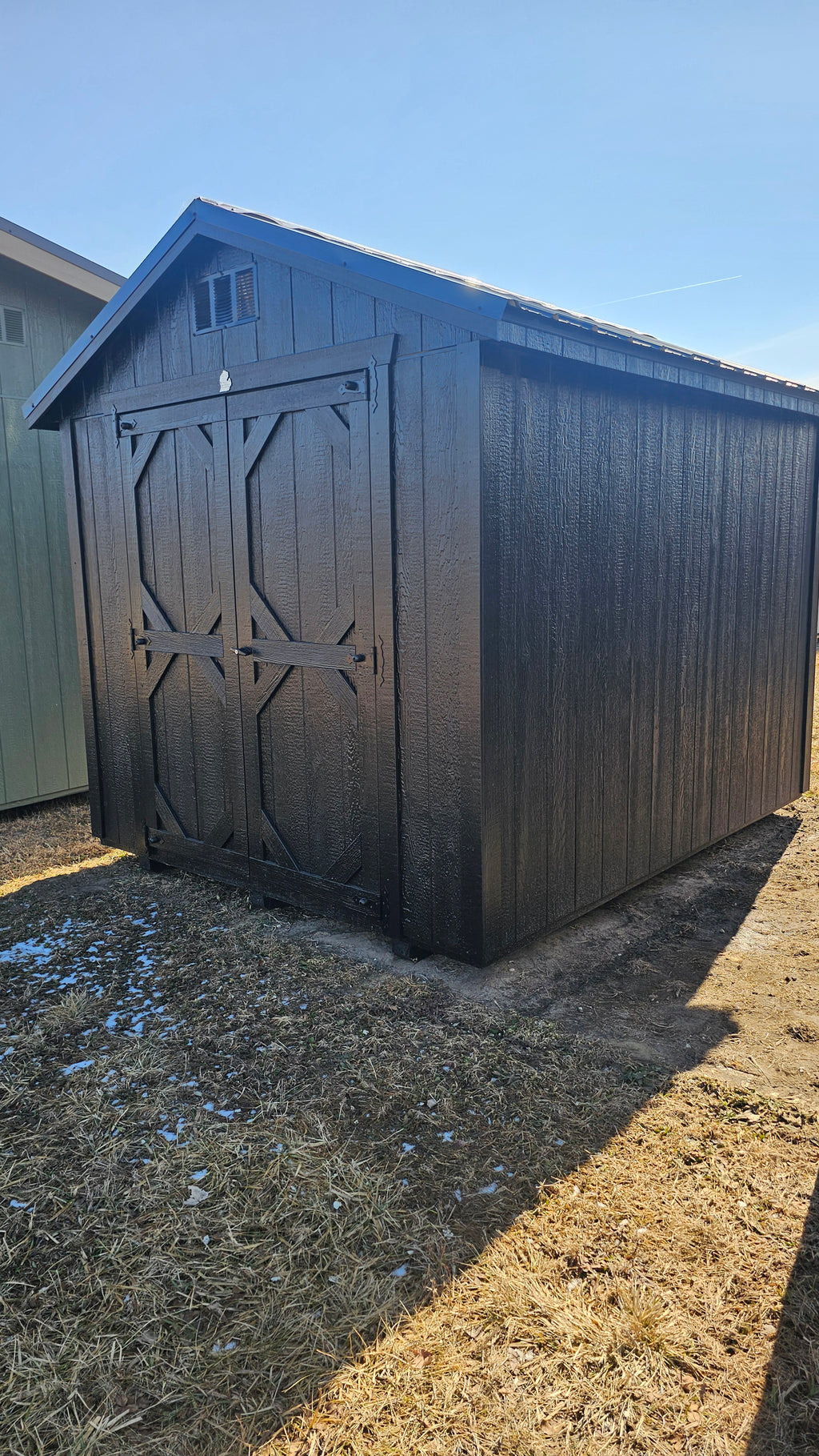 8x10 Painted Gable Shed