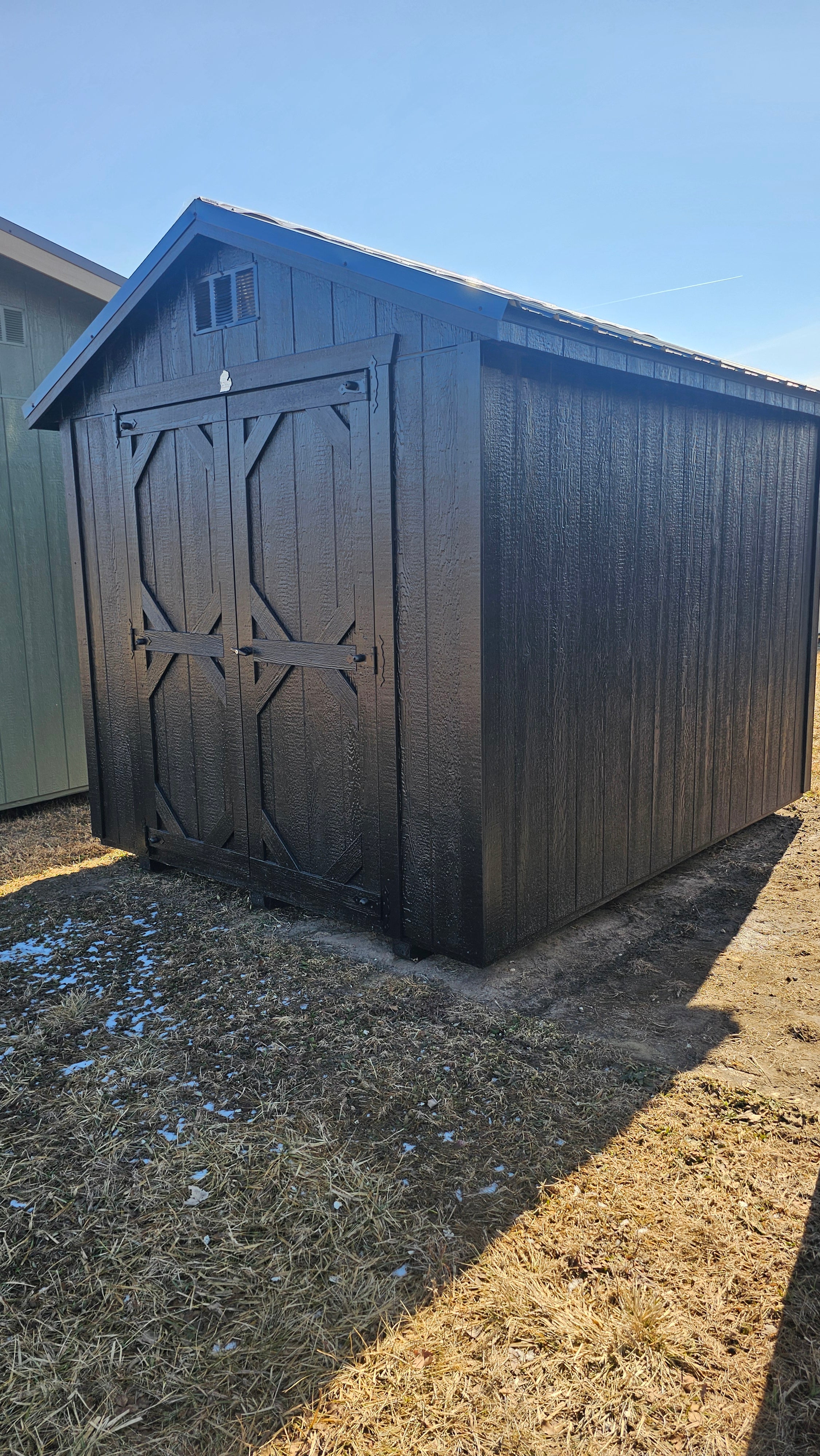 8x10 Painted Gable Shed
