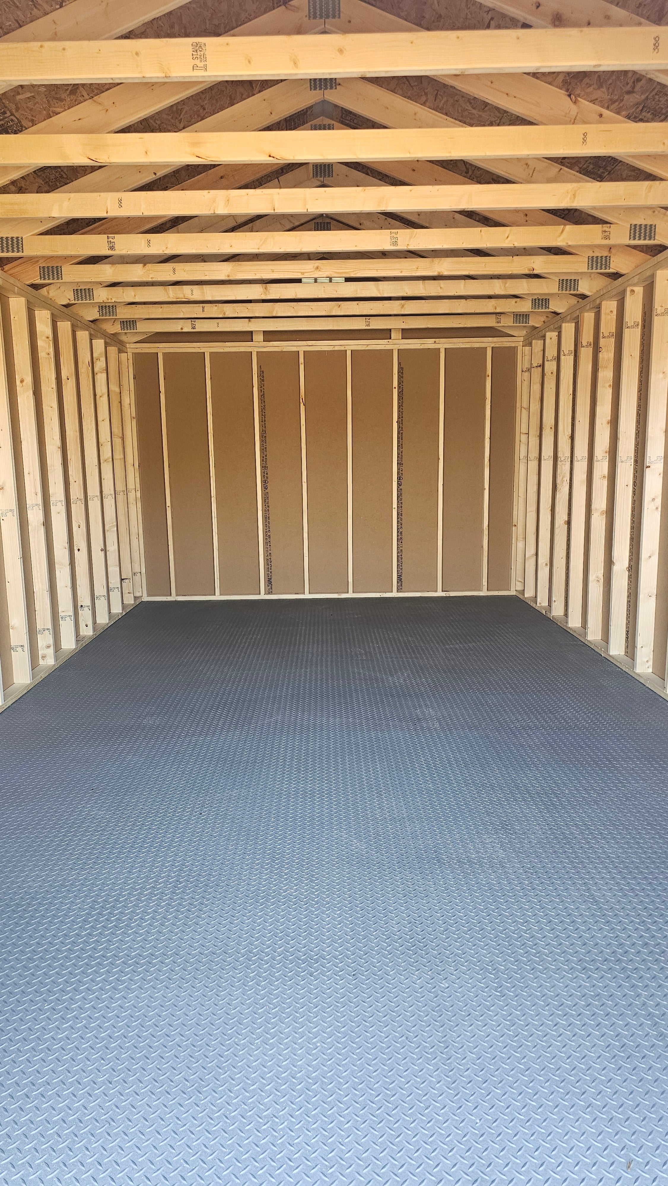 12x20 Painted Gable Shed