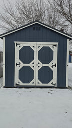 Painted Gable Shed 10x16
