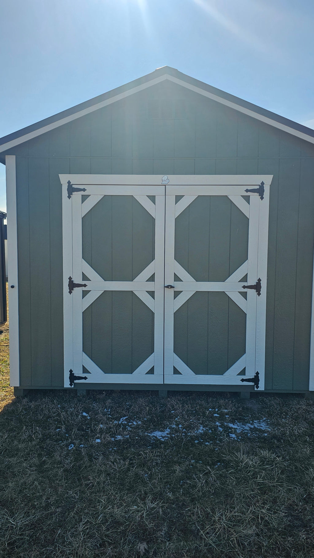 10x16 Painted Gable Shed