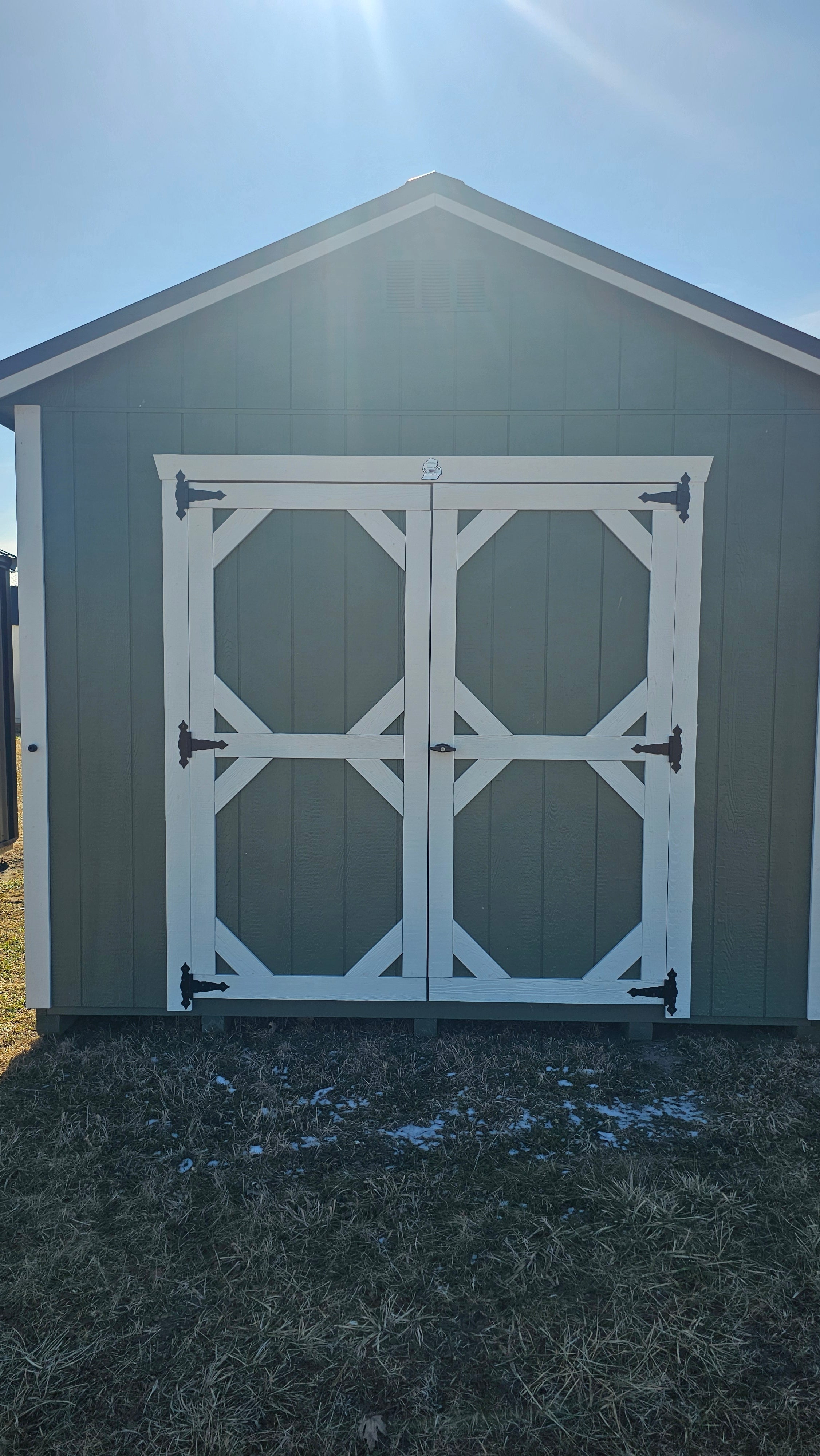 10x16 Painted Gable Shed